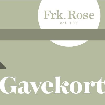 Se Frk. Rose Gavekort - 2.500 kr. hos Frk. Rose