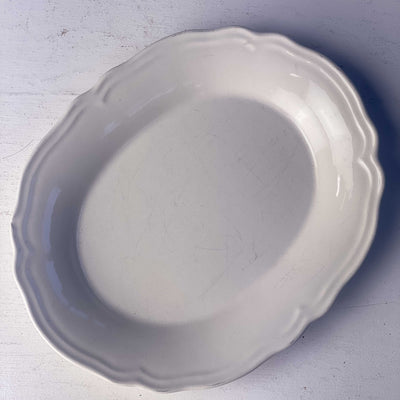 Billede af Hvidt porcelænsfad
