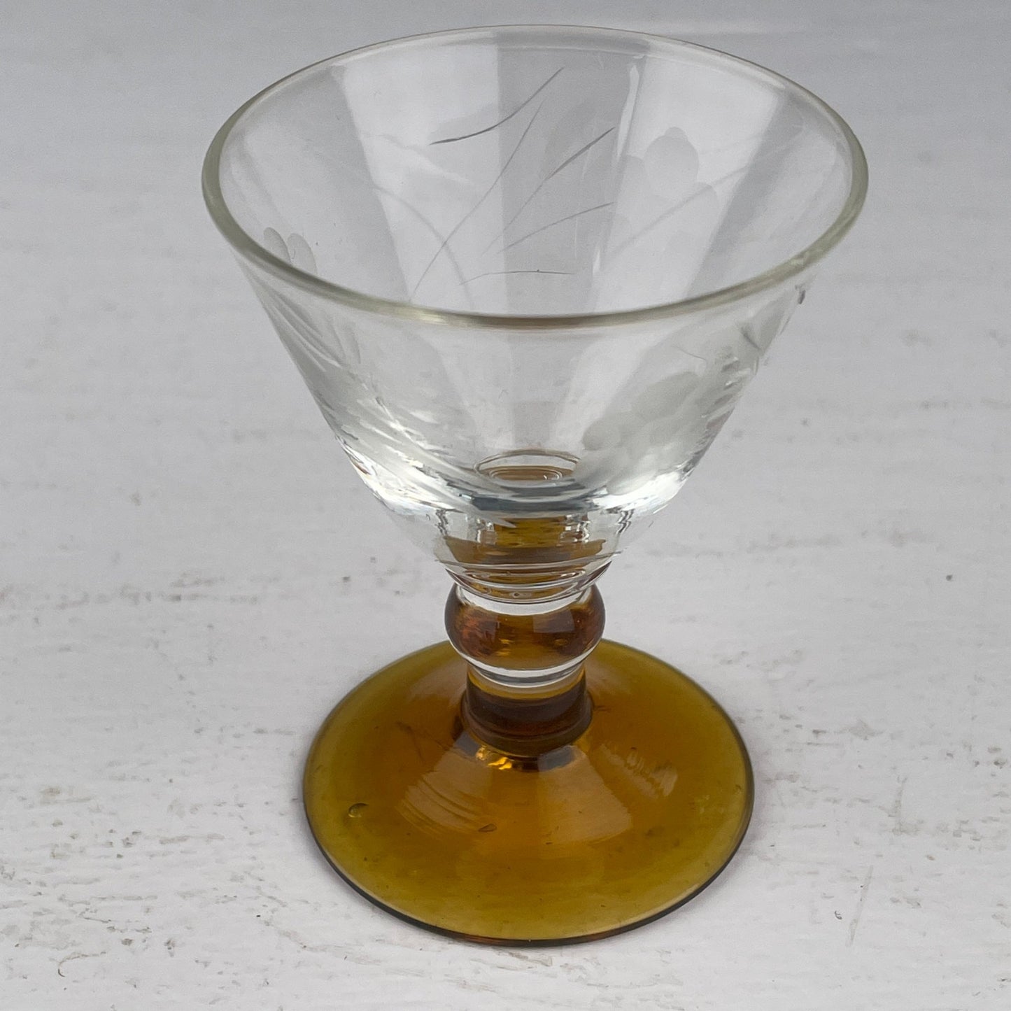 Snapseglas fra Kastrup glasværk - Frk. Rose